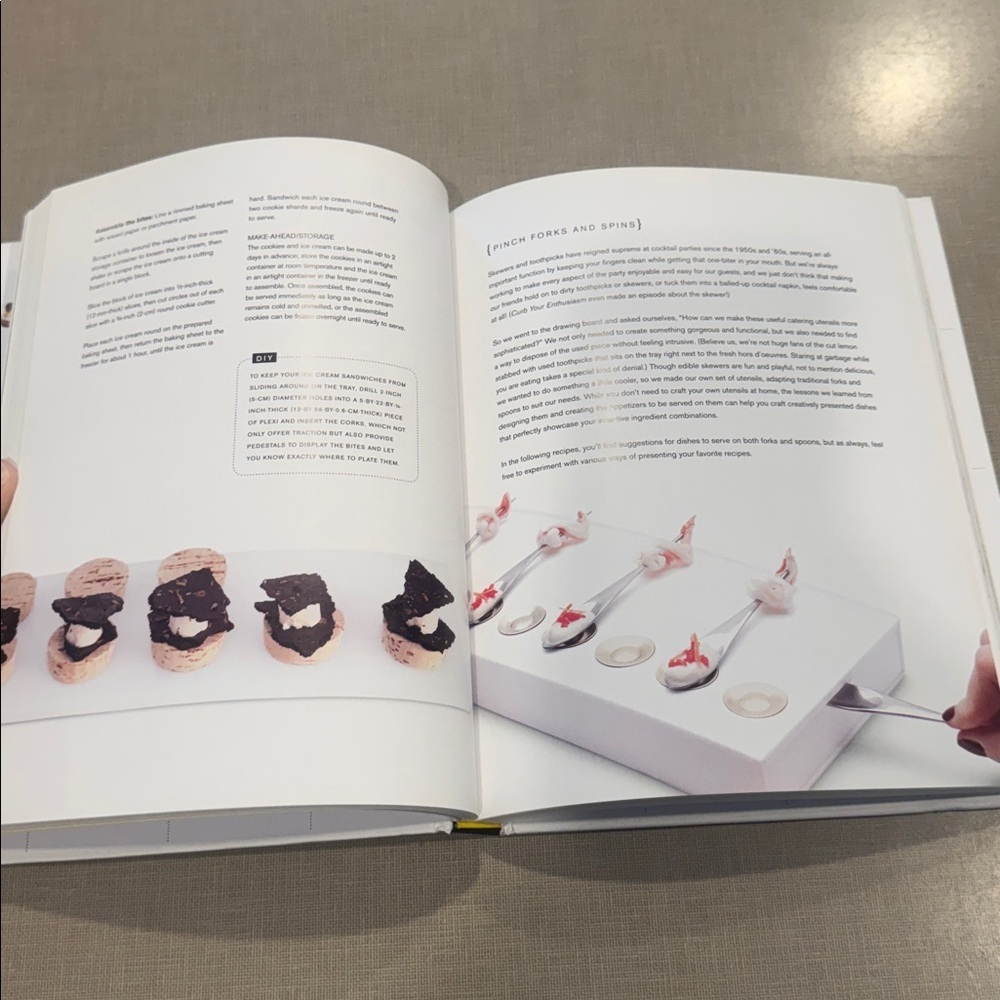 Inspired Bites Cookbook - White Hardcover - Picture 2 of 3